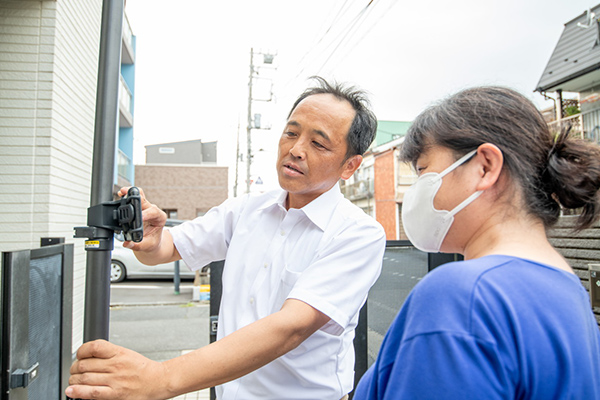 一級塗装技能士の中澤が最終点検します