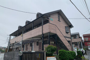 市川市アパート外壁・屋根塗装施工前