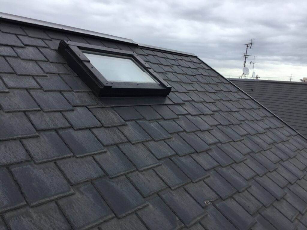 天窓のある屋根の様子