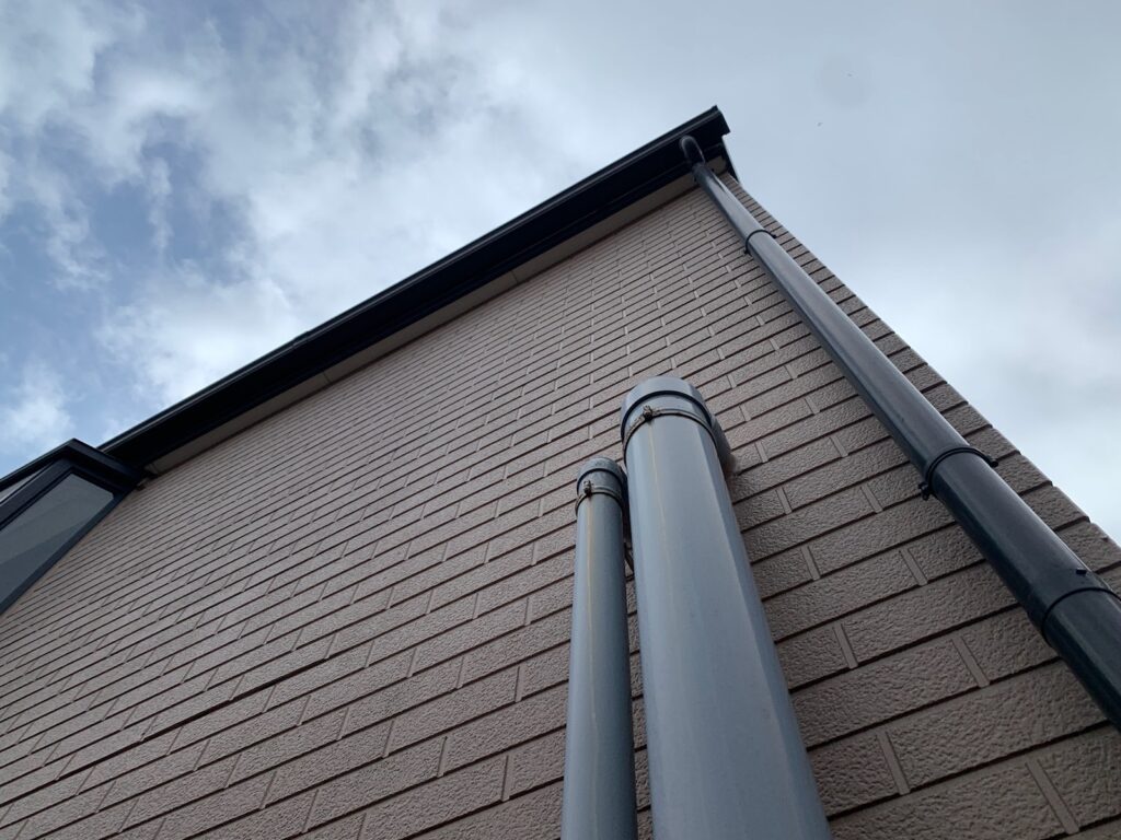 施工前の雨樋などの様子