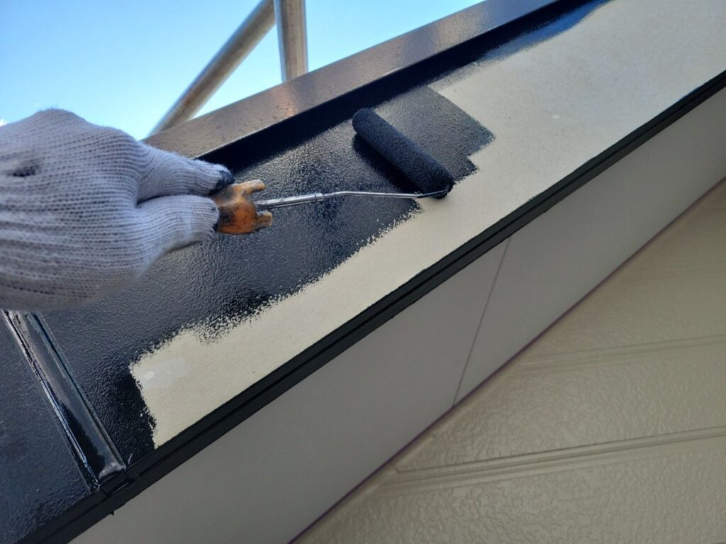 破風板塗装工事