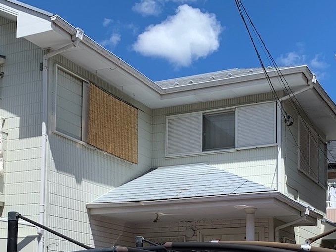 外壁・屋根塗装工事前の建物