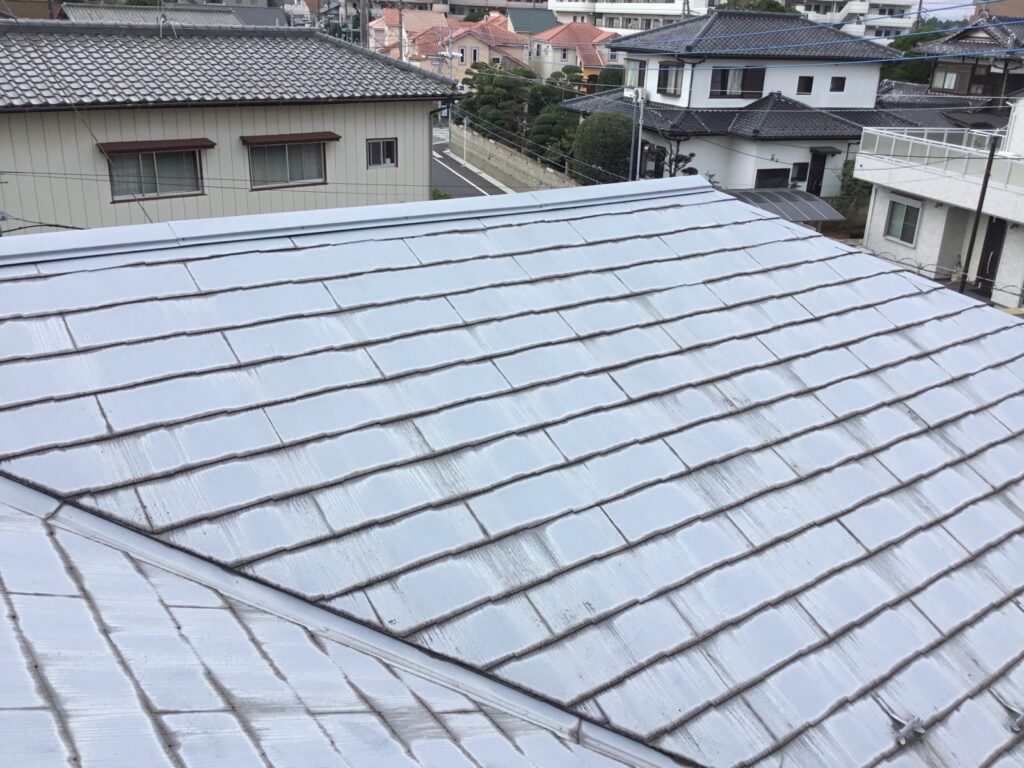 外壁・屋根塗装工事前の屋根