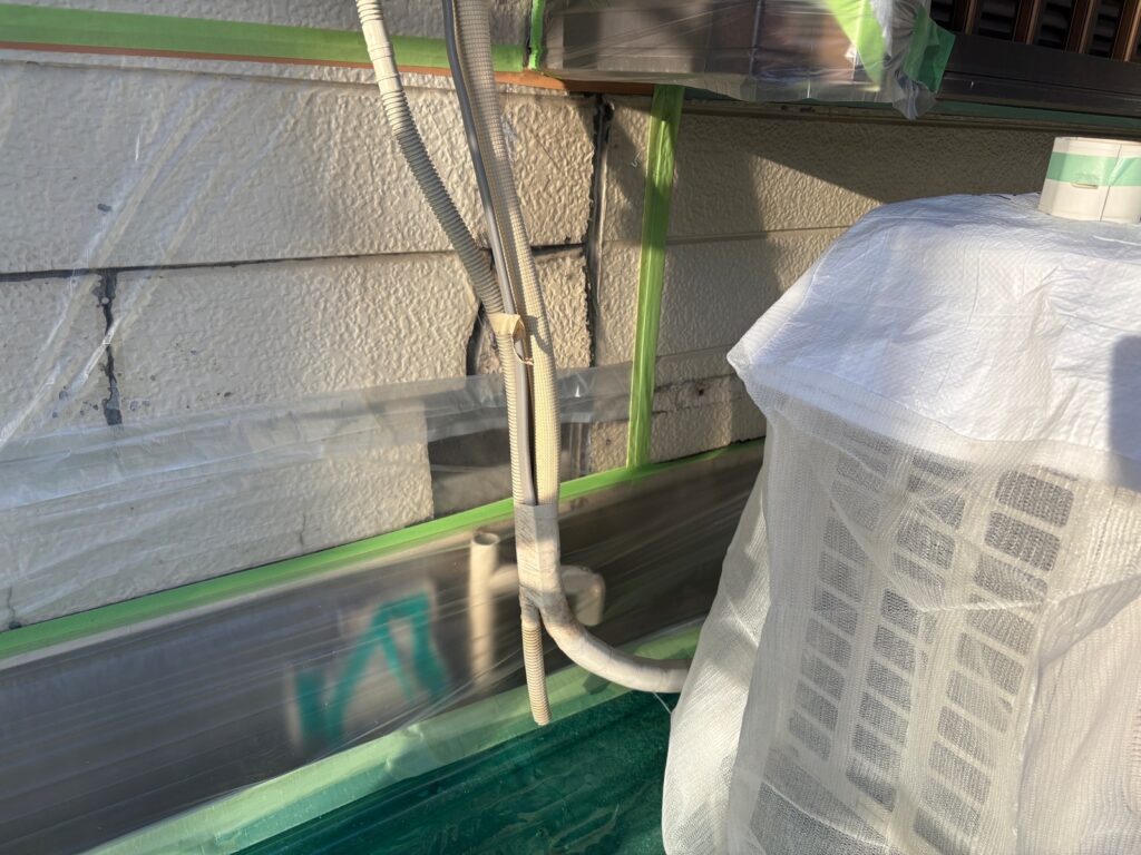 サイディング壁の破損