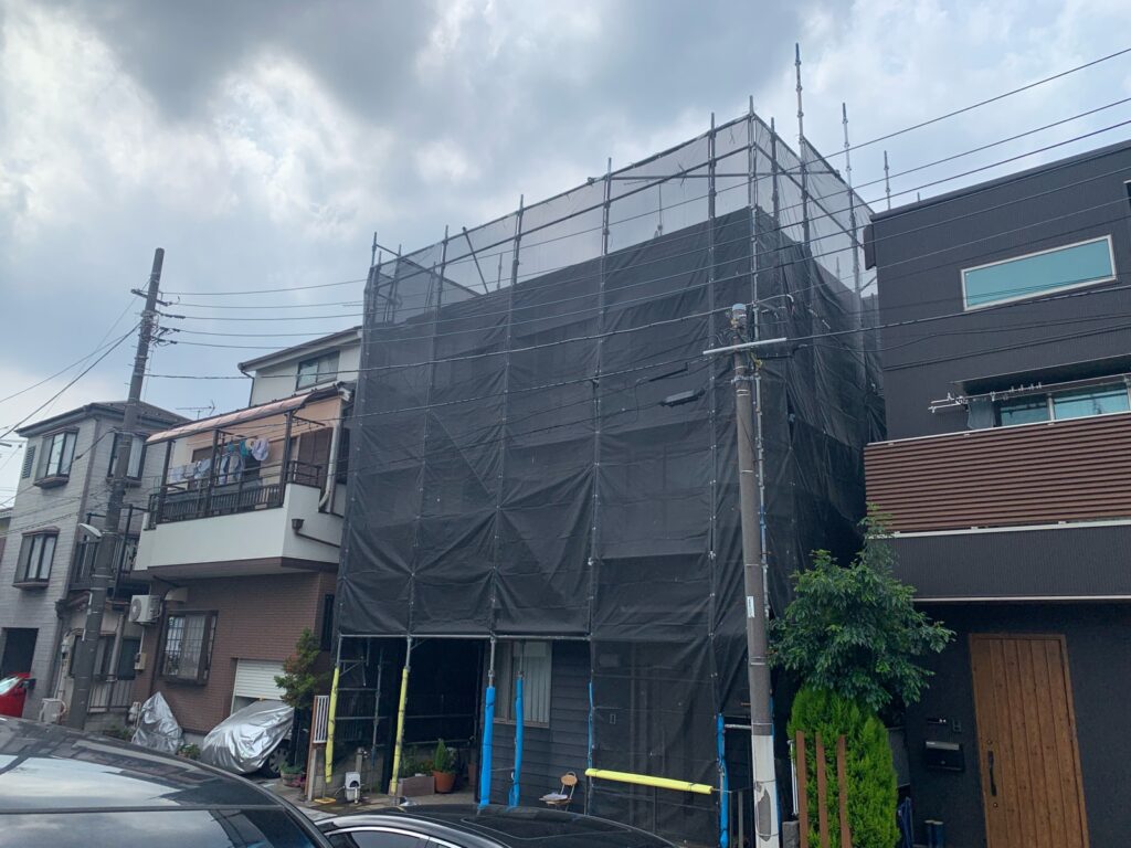 メッシュの取付け