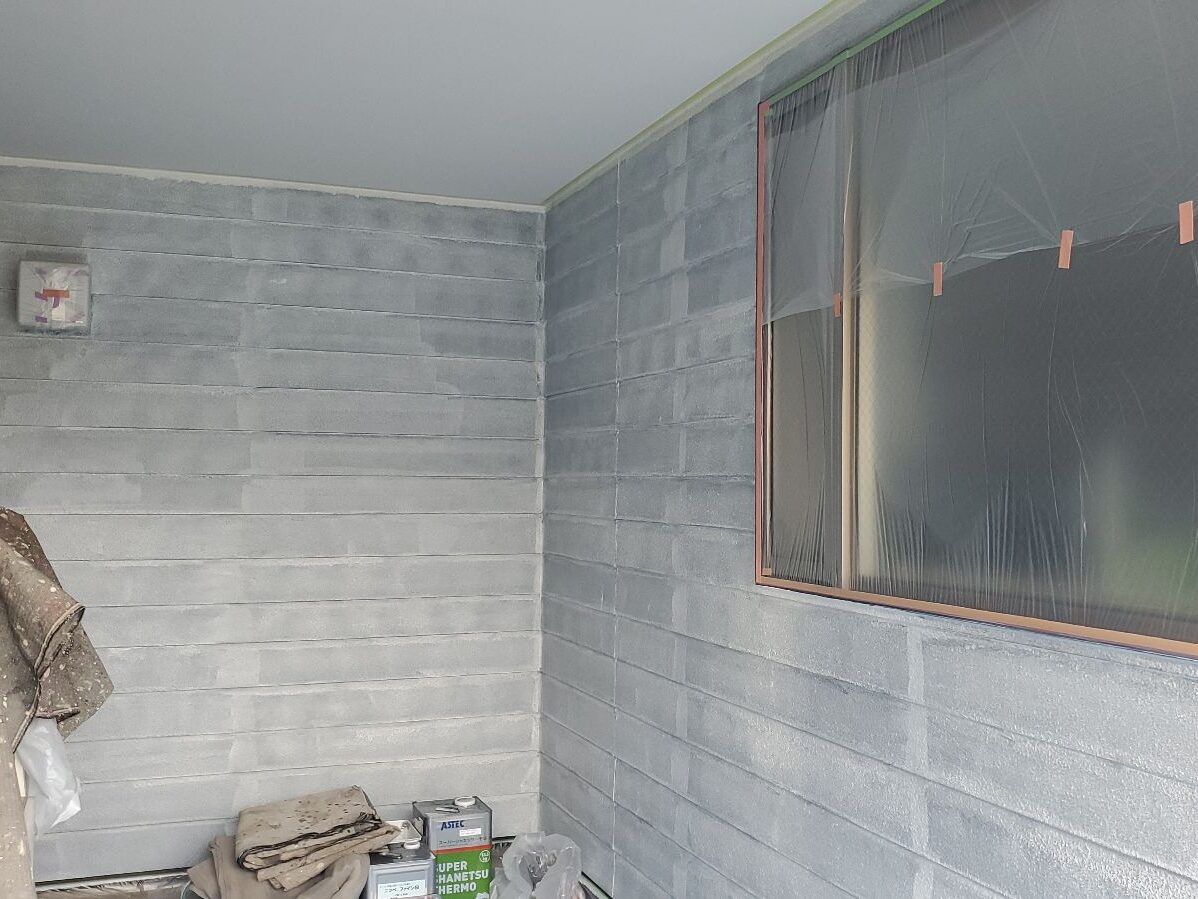 下塗り完成の様子