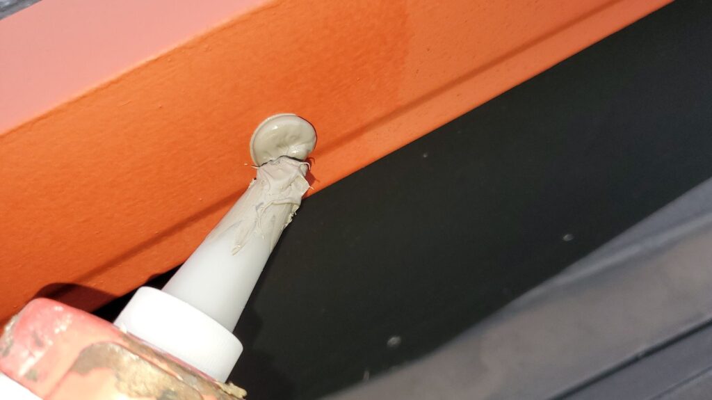 ビス頭の玉打ち