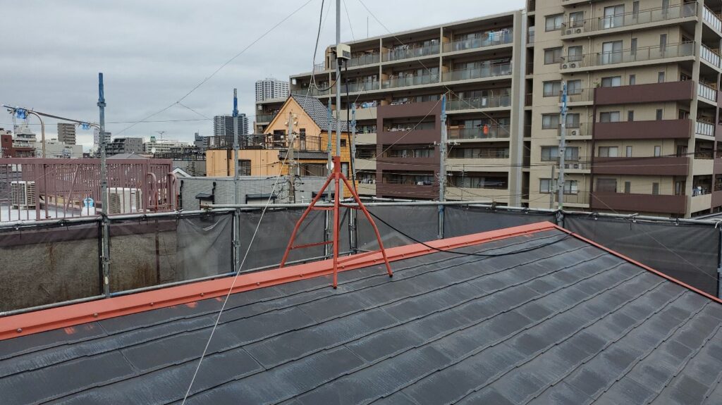 サビ止めの塗布