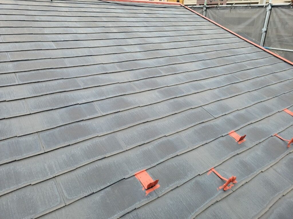 タスペーサーのサビ止め塗布