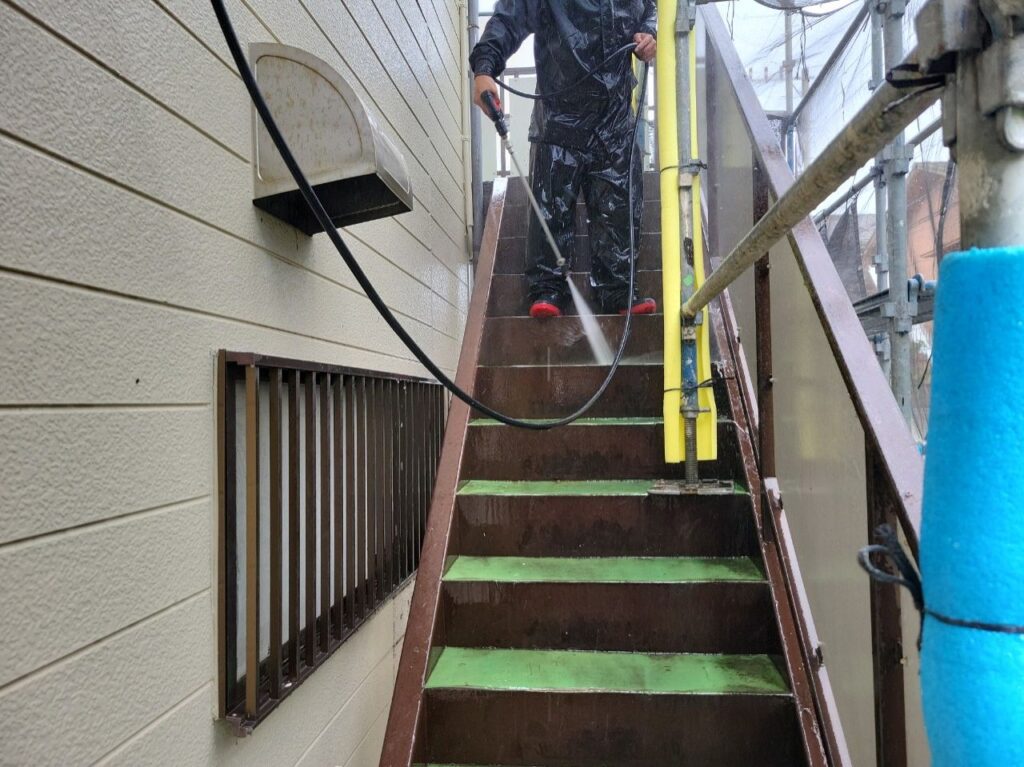共用部の高圧洗浄