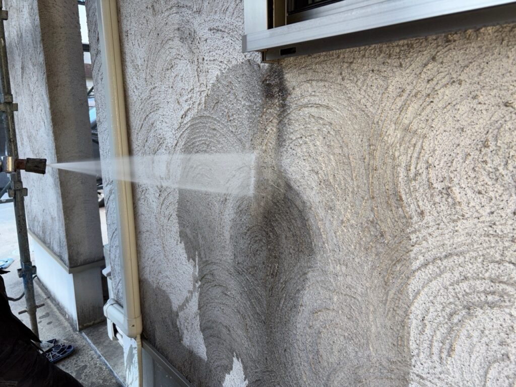 外壁の高圧洗浄