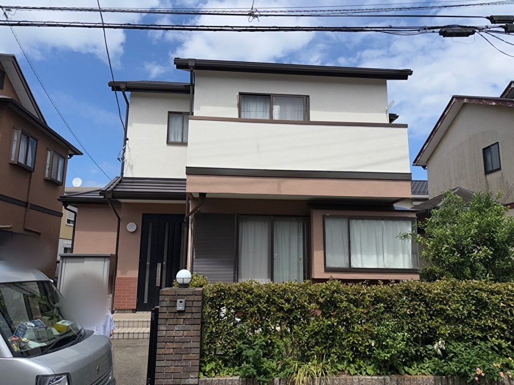 外壁塗装／屋根カバー工事／完成