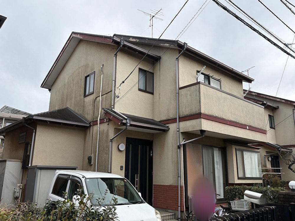 外壁の様子／施工前