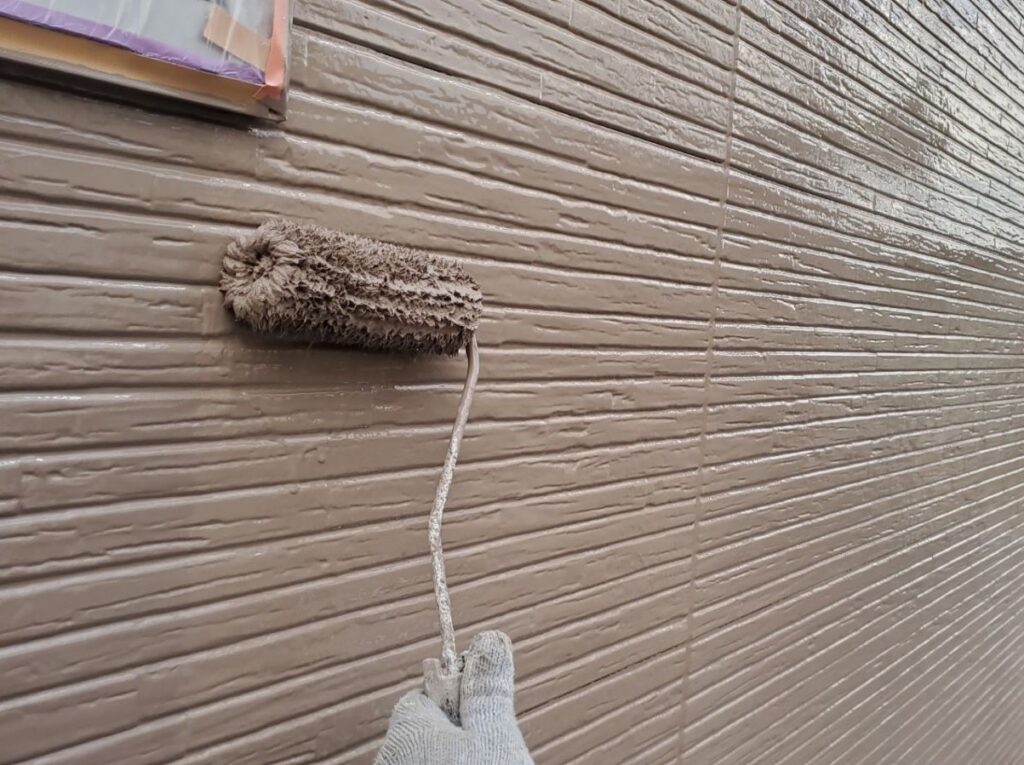 施工中　外壁塗装