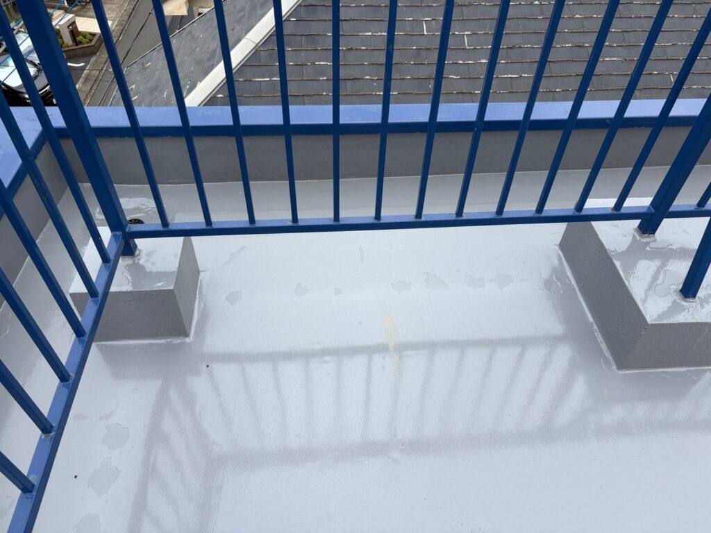 防水工事後の屋上