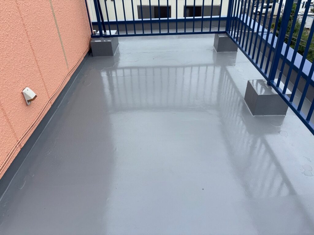 防水工事後の屋上