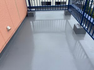 防水工事後の屋上