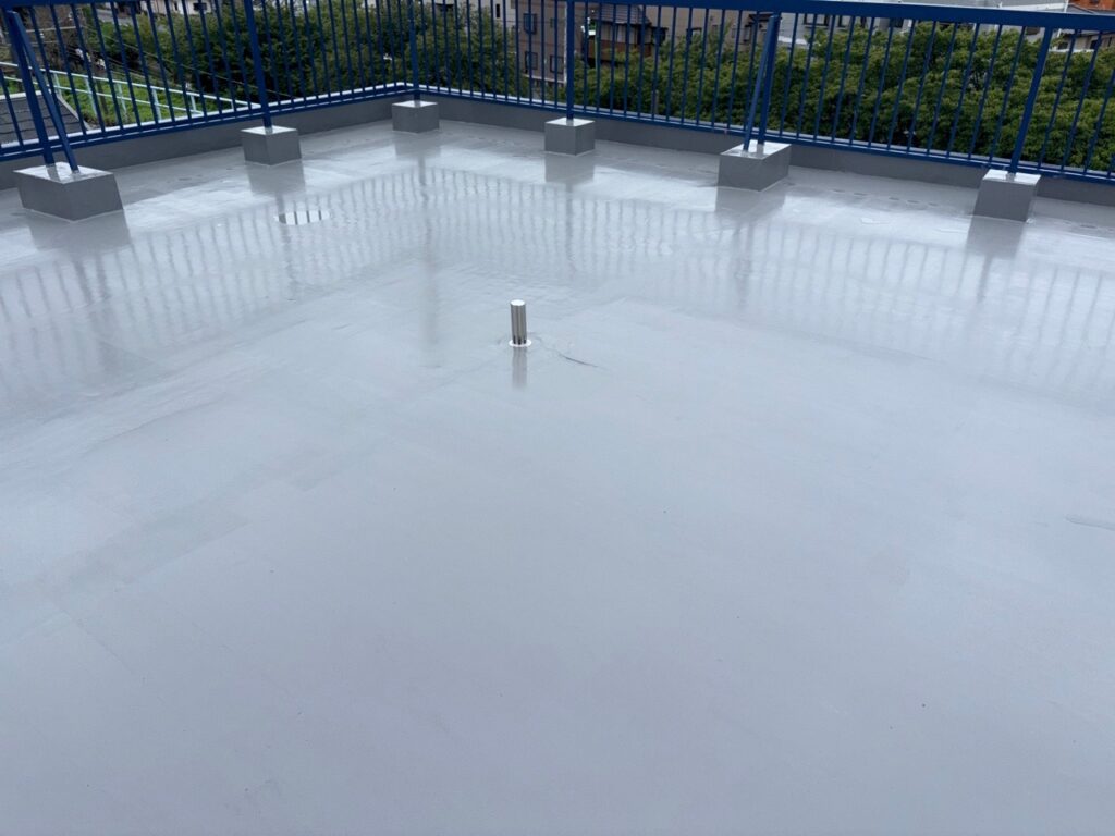 防水工事後の屋上全景